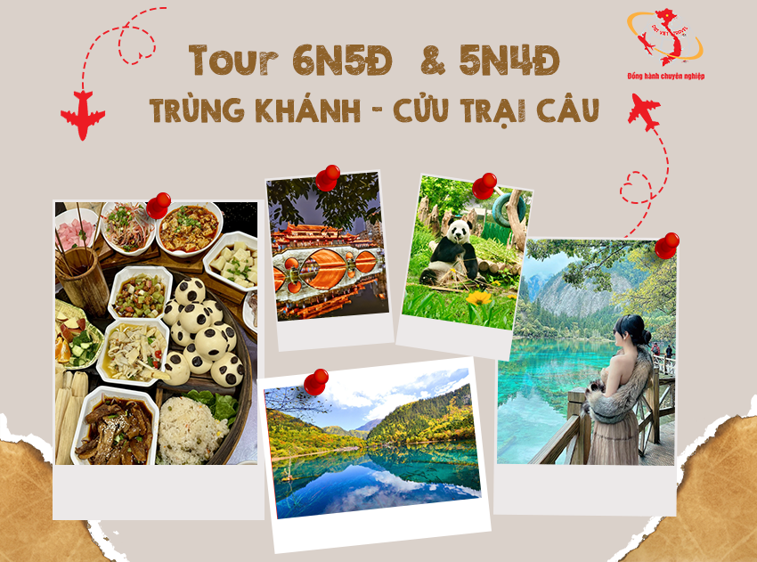 Hà Nội - Trùng Khánh - Cửu Trại Câu - Vườn Gấu Trúc - Trượt Tuyết Gia Cô Sơn 6 ngày 5 đêm